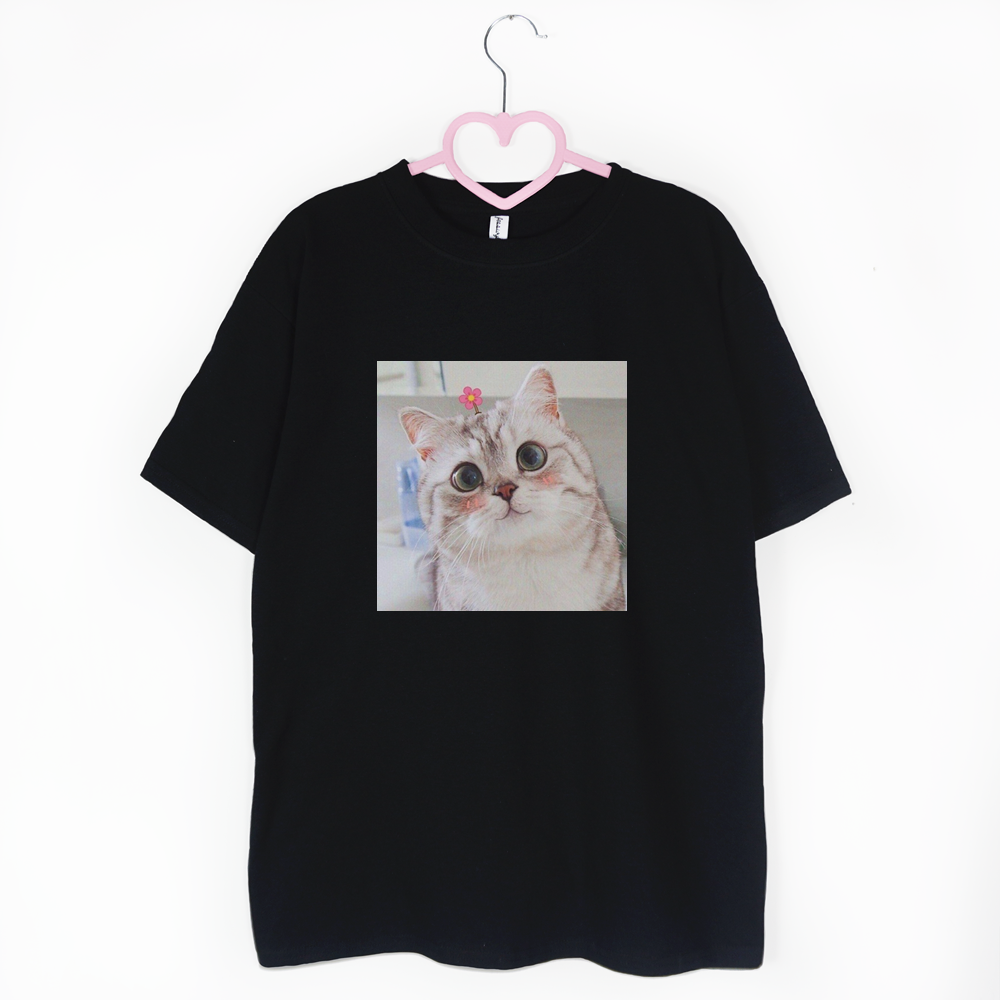 koszulka czarna lol kitty