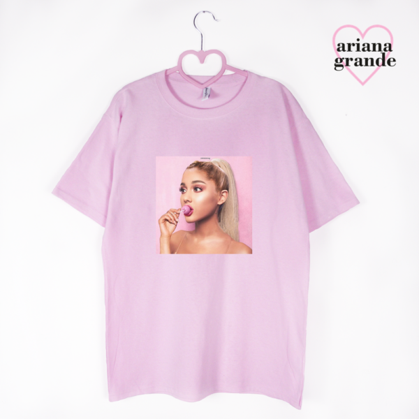 koszulka różowa ariana grande lolipop