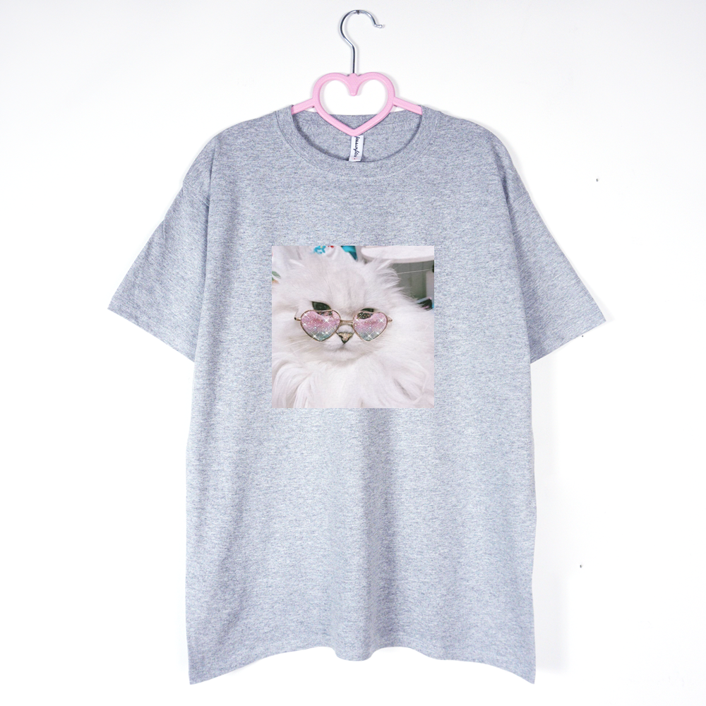 koszulka szara celebrity cat