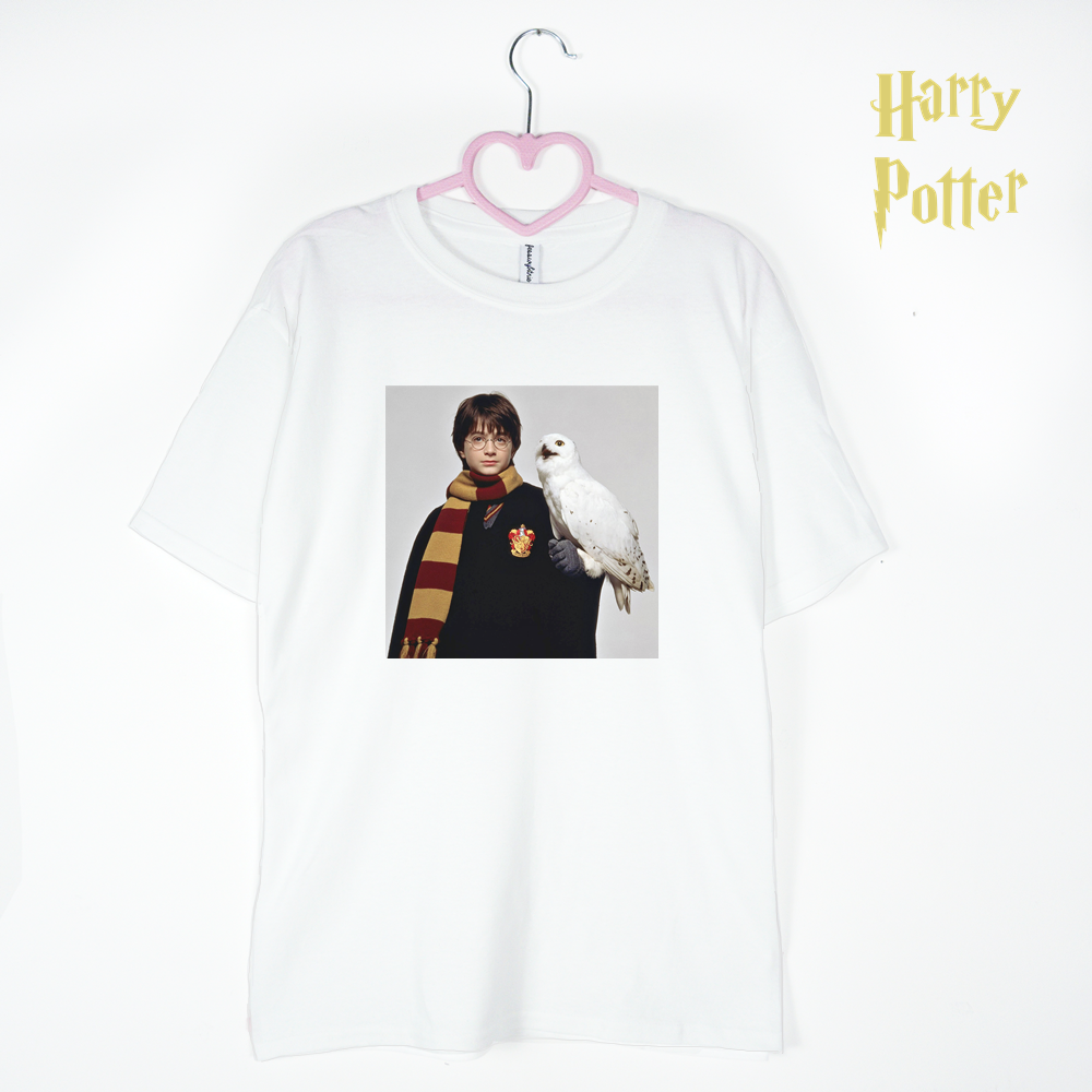 koszulka biała Harry Potter Hedwiga