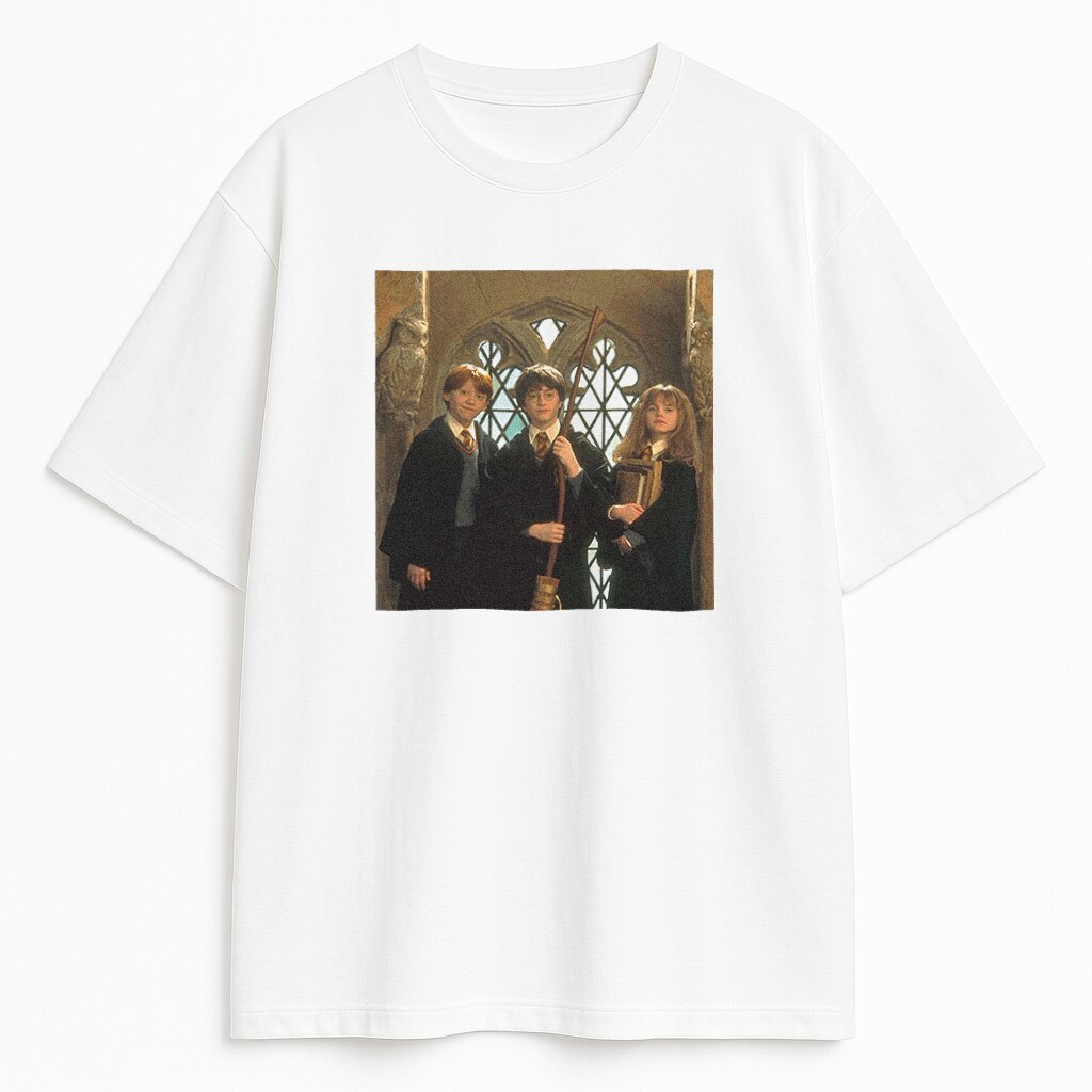 koszulka-biala-przod-harry-potter-friends t-shirt Harry Potter Friends - obrazek 1