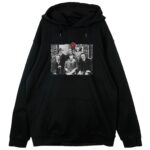 czarna bluza z kapturem horror friends