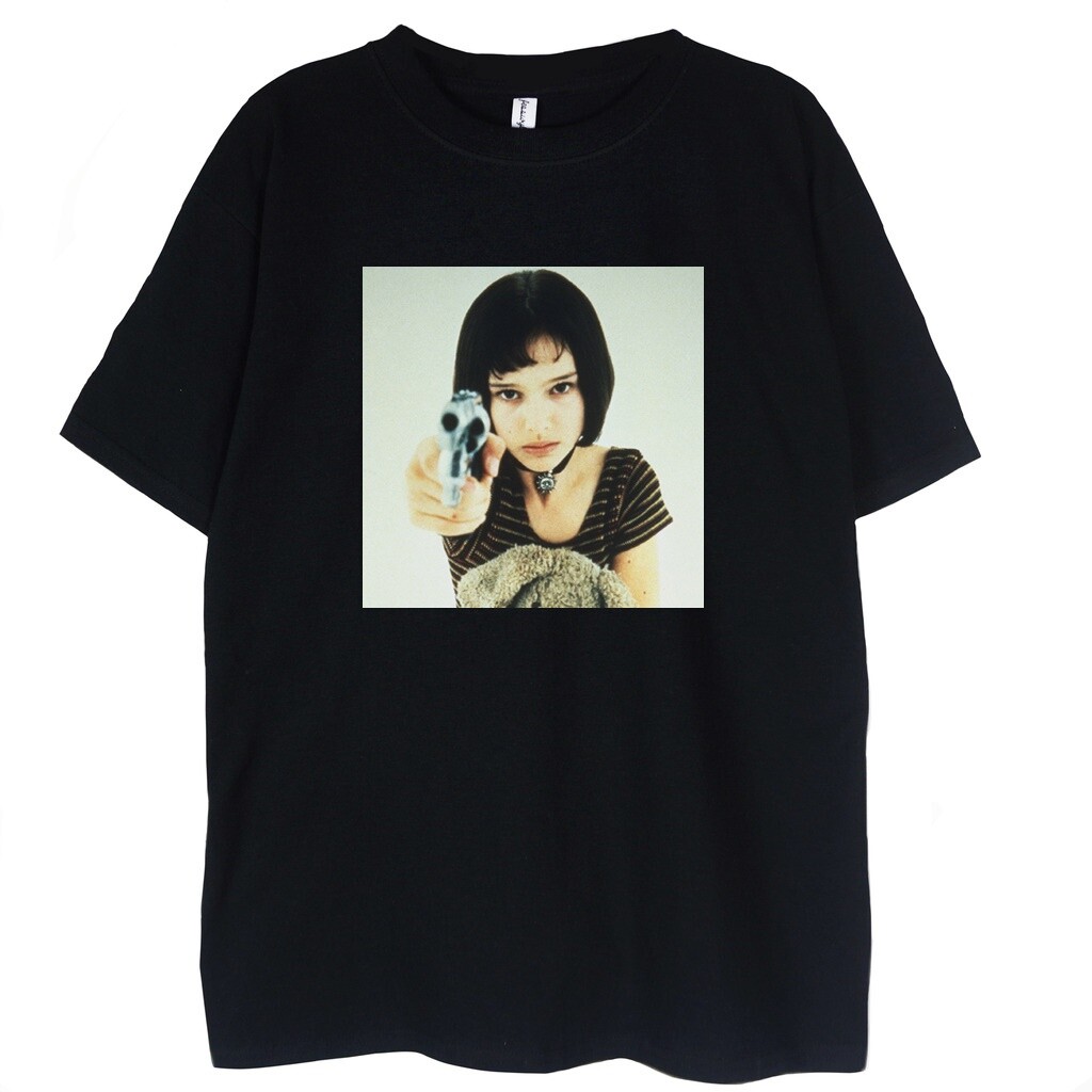 czarna koszulka matylda leon zawodowiec t-shirt vintage