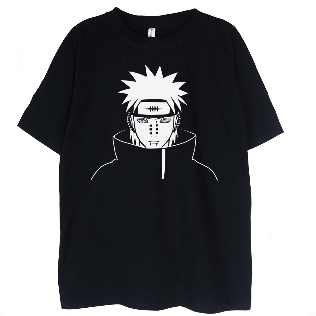 czarna koszulka naruto black anime t-shirt