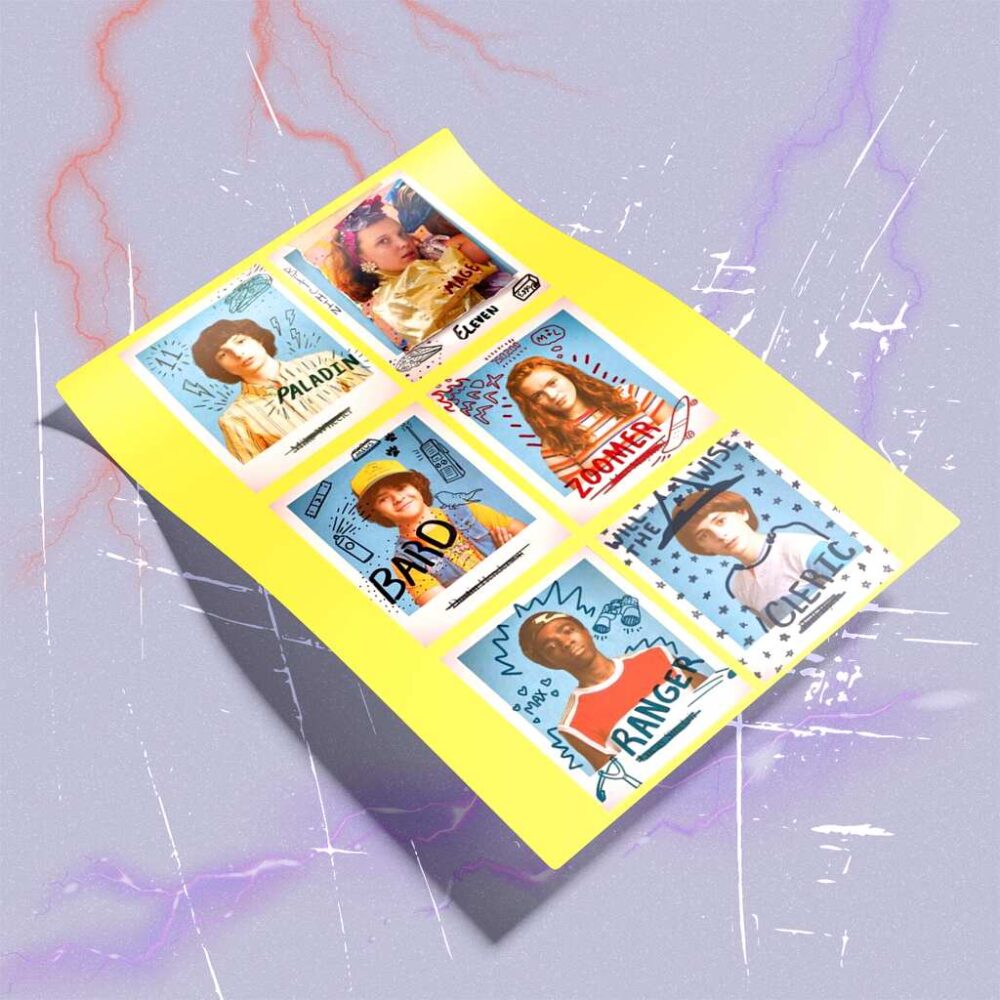 Poster Stranger Things Photos – serial w szkolnym stylu