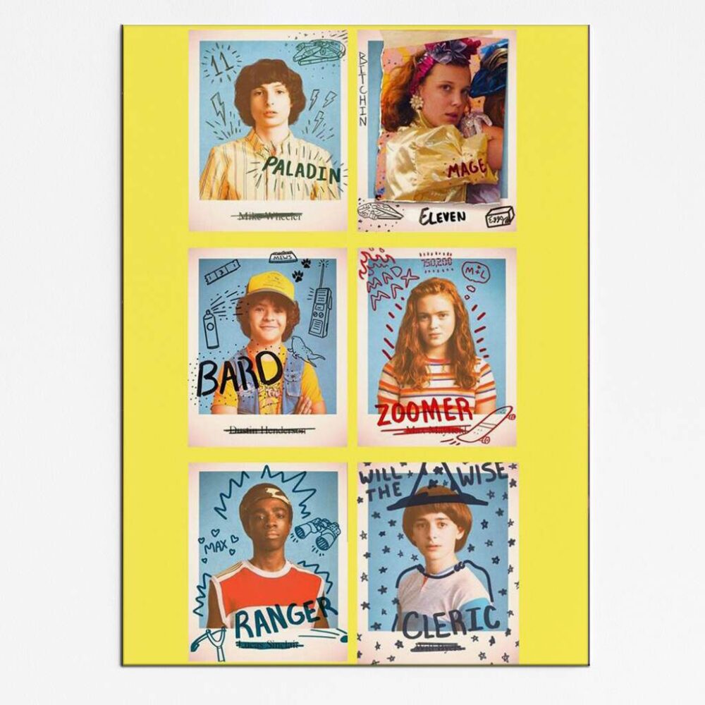 Plakat Stranger Things Photos – portrety uczniów Hawkins