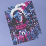 Plakat Stranger Things Dark – zestaw grafik w stylu synthwave