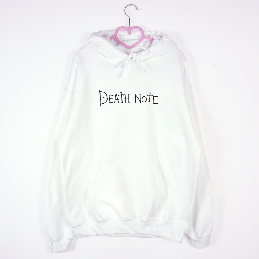 biała bluza z kapturem Death Note