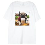t-shirt Coffee Please Pug - obrazek 4