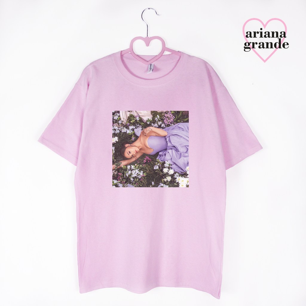 koszulka różowa ariana grande lavender