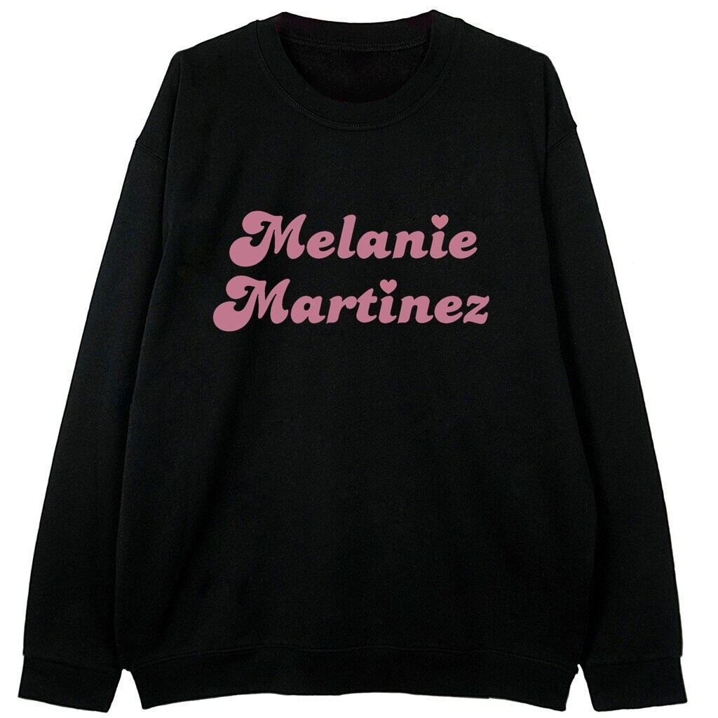 czarna bluza z motywem logo melanie martinez