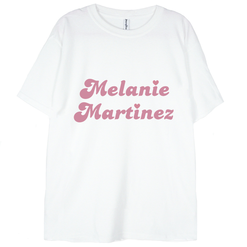 biała koszulka melanie martinez logo