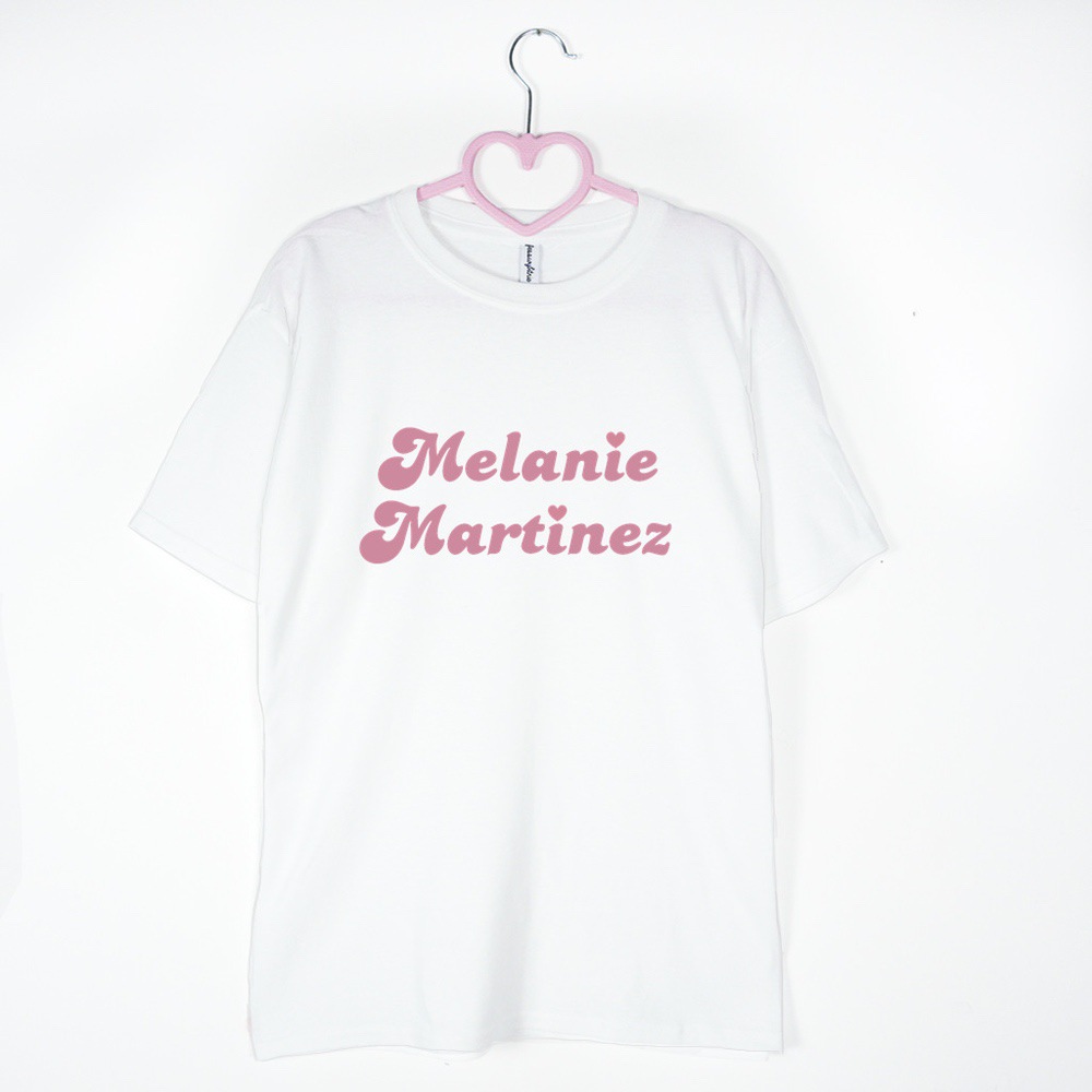 koszulka biala melanie martinez logo