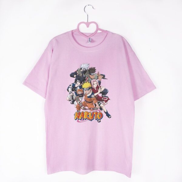 koszulka różowa Naruto