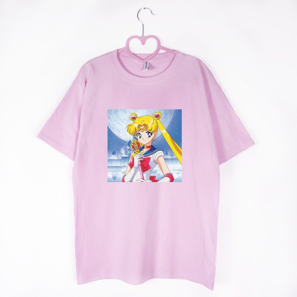 koszulka rozowa Sailor Moon Usagi Tsukino