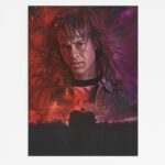 Plakat Stranger Things Eddie Munson w formacie A4 – retro styl