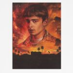 Plakat Stranger Things Will Byers – intensywna kolorystyka retro