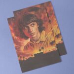 Dwa plakaty Stranger Things Mike Wheeler – retro klimat