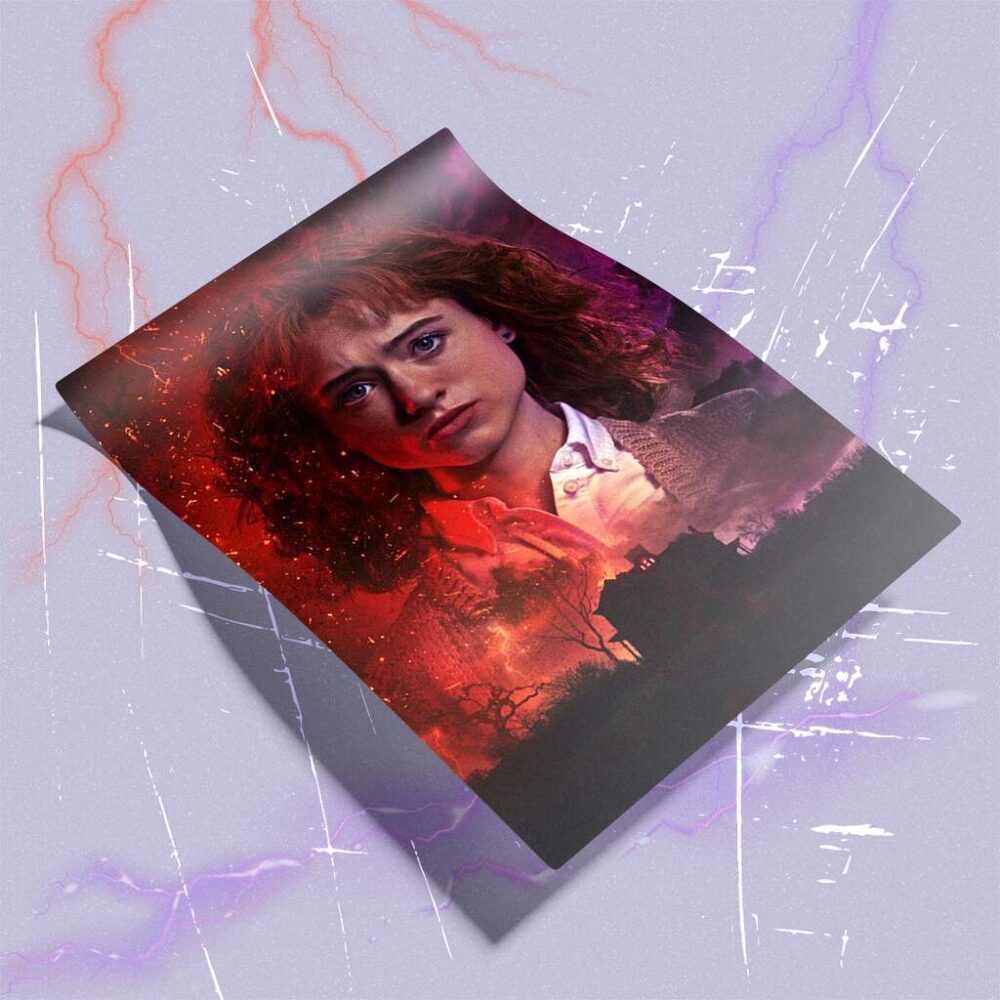 Poster Nancy Wheeler Stranger Things – klimat retro i siła postaci