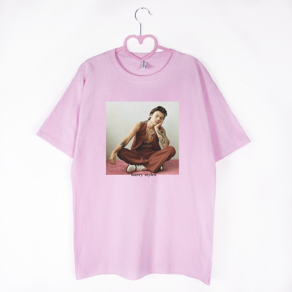 rozowa koszulka harry styles nude