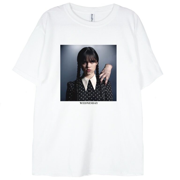 T-shirt Wednesday Addams i Rączka