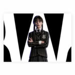 plakat wednesday addams black