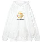 bluza z kapturem Duck Meme - obrazek 2