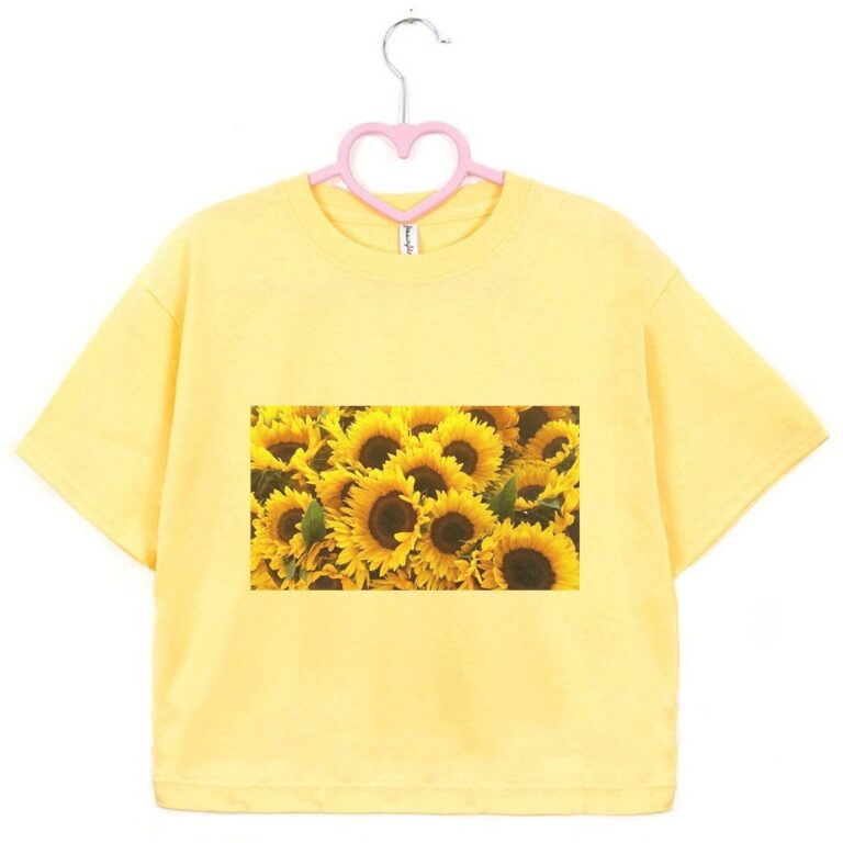Crop top Sunflowers