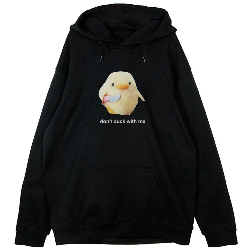 Bluza z kapturem Duck Meme — zdjęcie 3