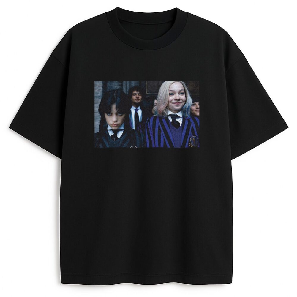 t-shirt Wednesday Addams and Enid Wyprzedaż