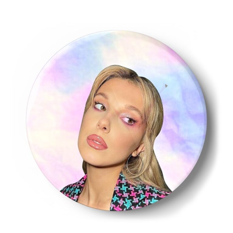 Przypinka Millie Bobby Brown Ombre