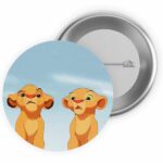 przypinka Simba i Nala Król Lew