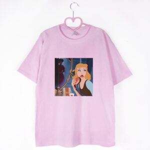 różowa koszulka kopciuszek disney cinderella