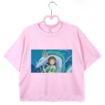 crop top Chihiro and Haku - obrazek 4