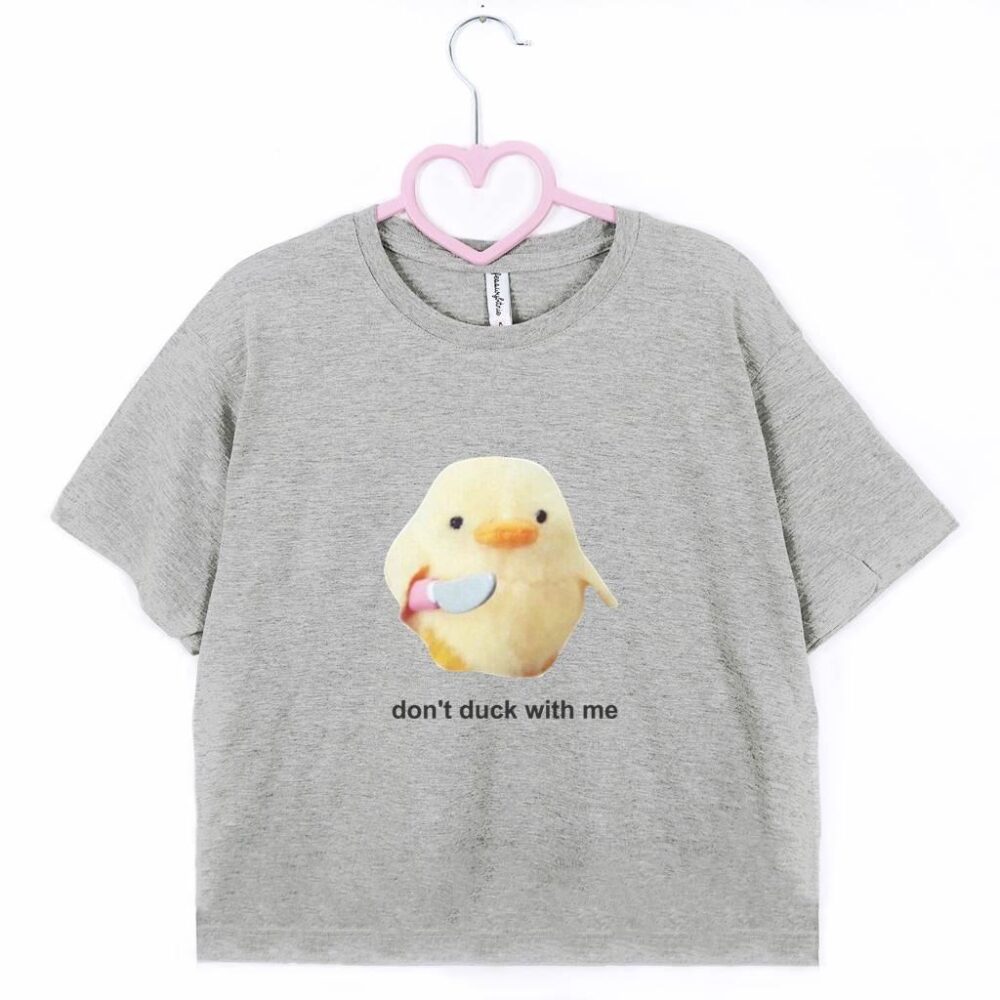 Crop top Duck Meme — zdjęcie 4
