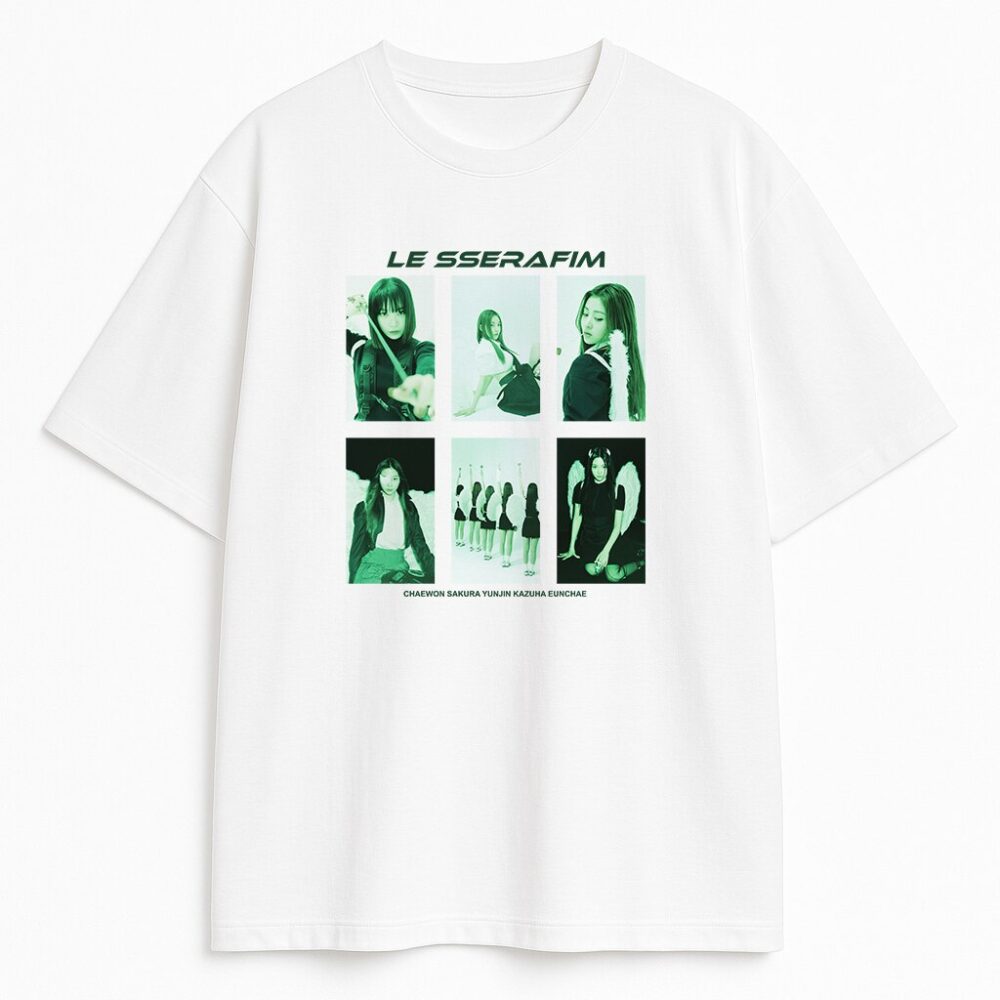 T-shirt Le Sserafim Antifragile — zdjęcie 2