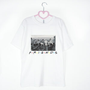 biała koszulka friends vintage