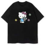 t-shirt Hello Kitty Flowers Wyprzedaż - obrazek 2