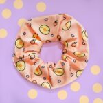 scrunchie brzoskwinia