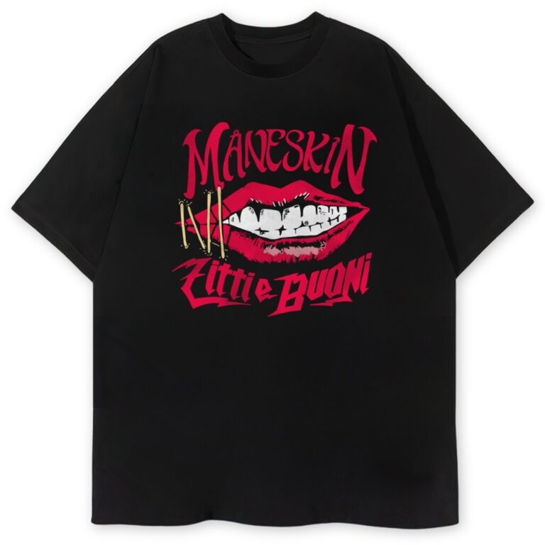 T-shirt Maneskin Zitti e Buoni