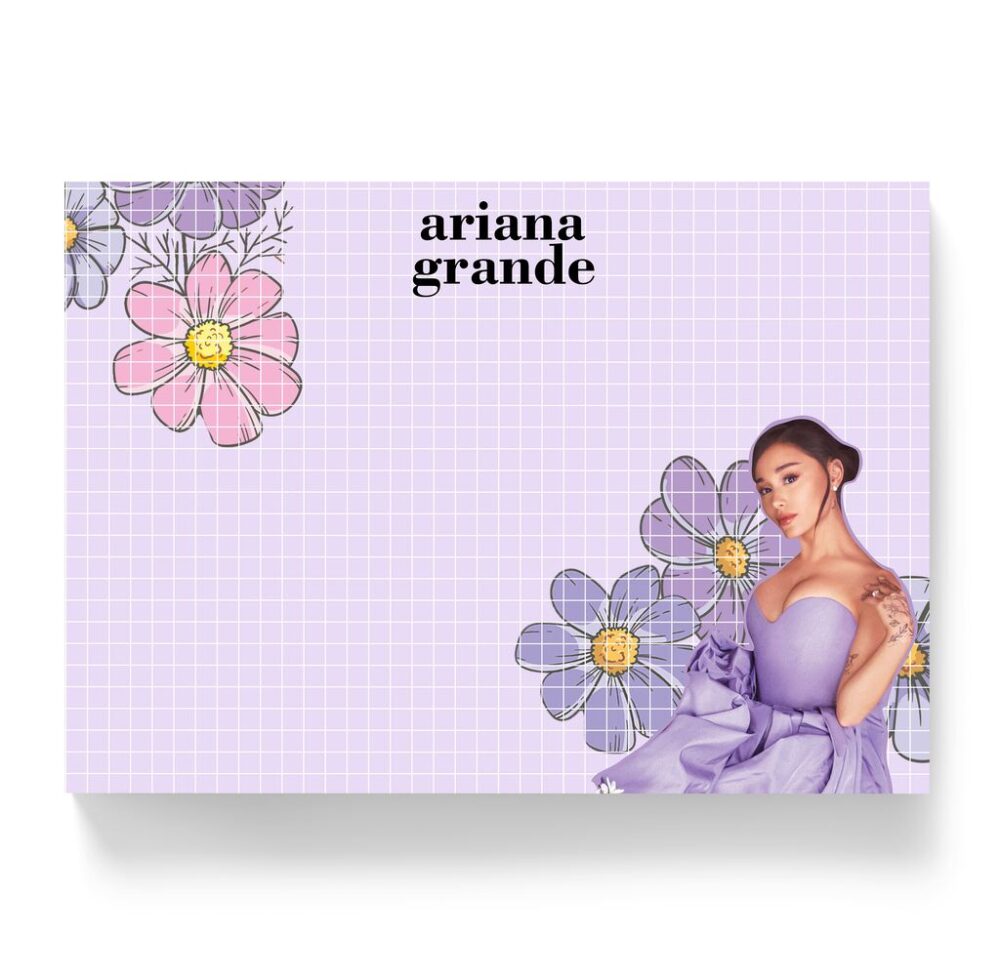 Duży notes Ariana Grande Lawenda A5 — zdjęcie 1