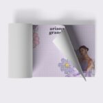 duży notes Ariana Grande Lawenda A5 - obrazek 4