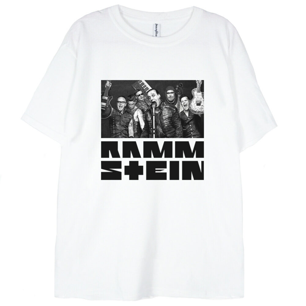 t-shirt biały Rammstein Zeit