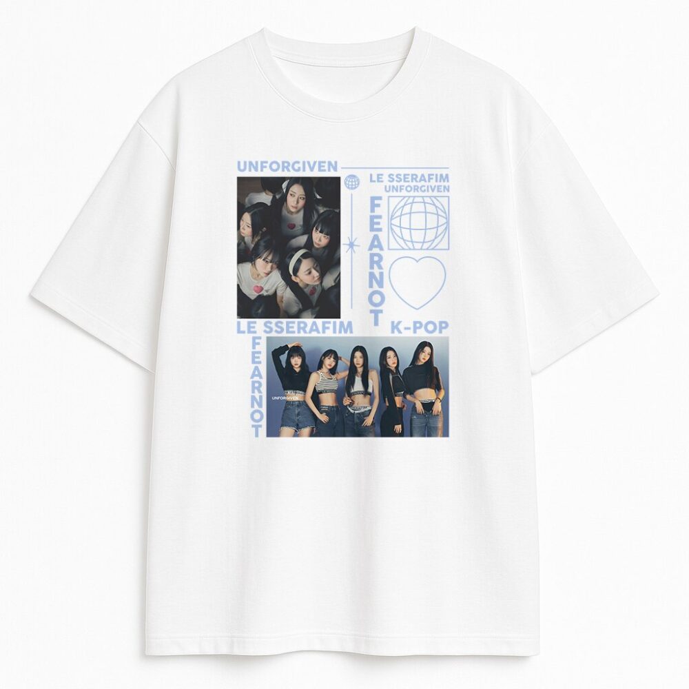 T-shirt Le Sserafim Fearnot — zdjęcie 1