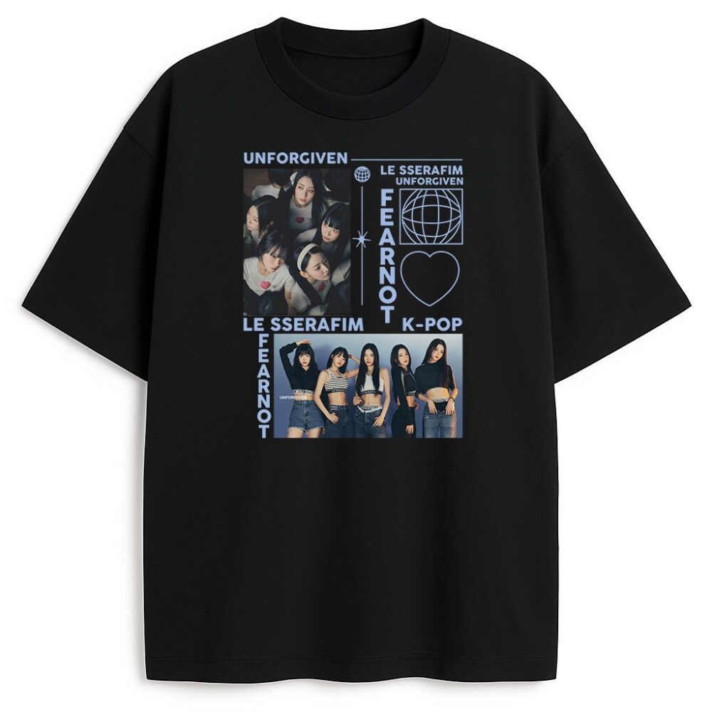 T-shirt Le Sserafim Fearnot — zdjęcie 2