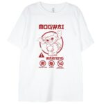 biała koszulka mogwai gremlins