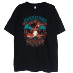 czarna koszulka charizard pokemon