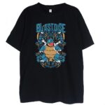 czarna koszulka blastoise pokemon