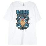 biała koszulka blastoise pokemon