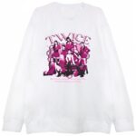 biała bluza twice pink